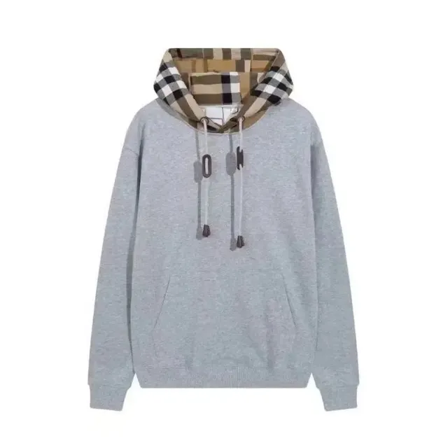 Burberry Hoodie Checkered Hood Lining