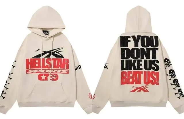 Hellstar Graphic Hoodie If You Don't Like Us Beat Us