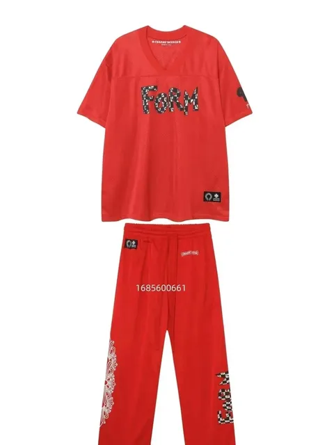 Chrome Hearts Mesh Top and Sweatpants Set FoRM Graphic