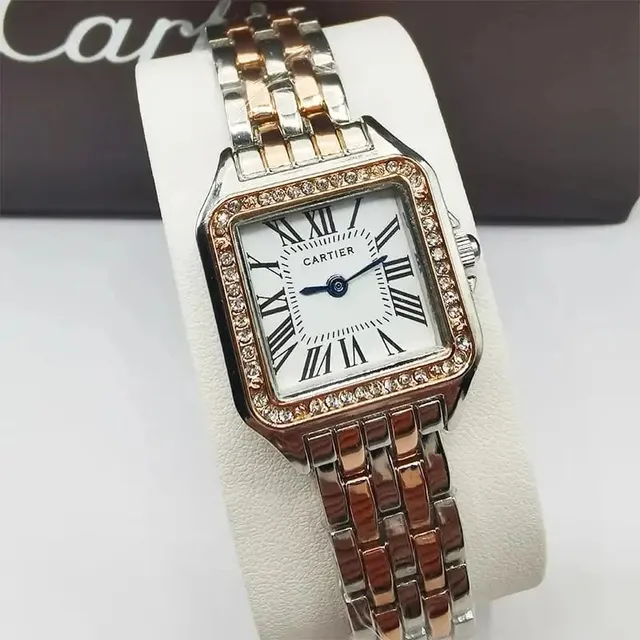 Panthère de Cartier Two-Tone with Paved Bezel