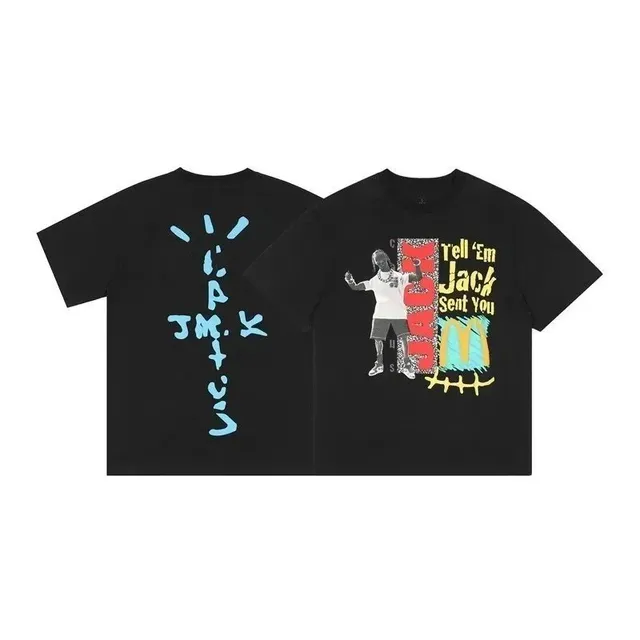 Travis Scott Graphic T-Shirt Tell 'Em Jack Sent You