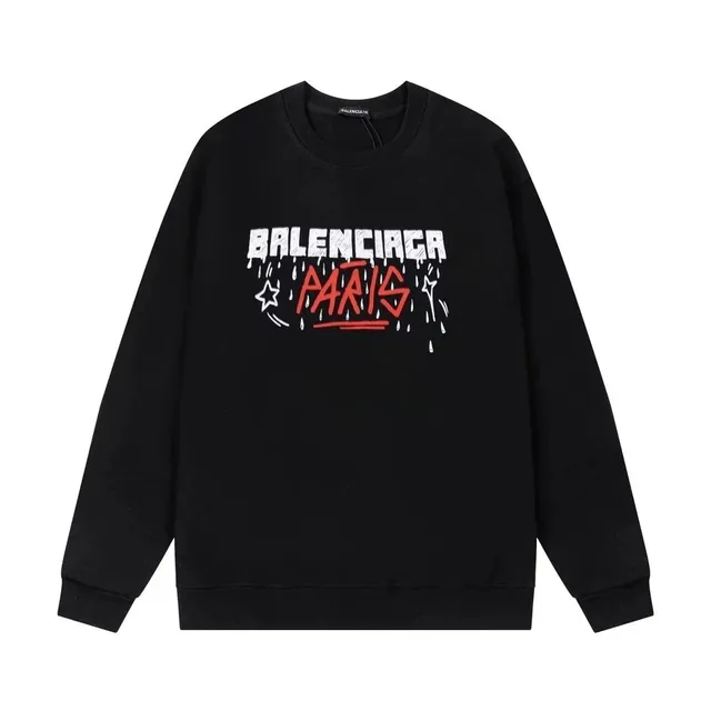 Balenciaga Crewneck Sweatshirt Dripping Logo Print