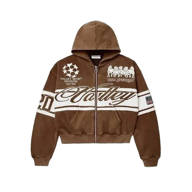 Zip-Up Hoodie Champions League Graphic