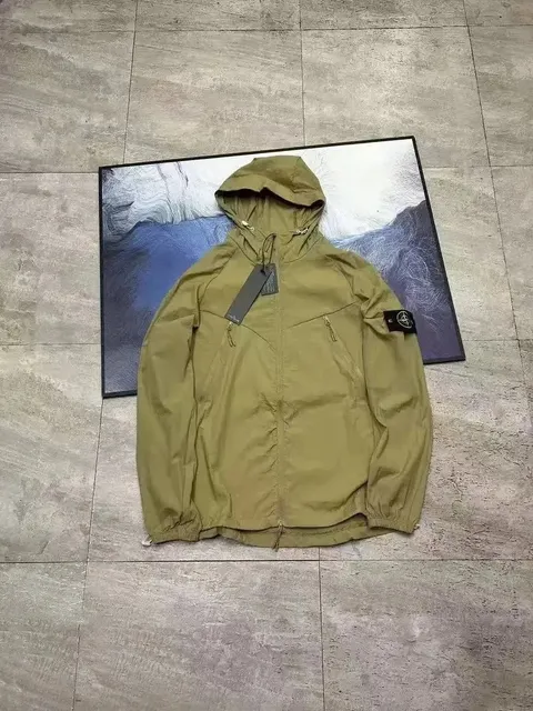 Stone Island Goggle Jacket Olive Green