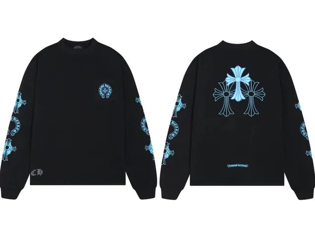Chrome Hearts Long Sleeve Tee Cross Print