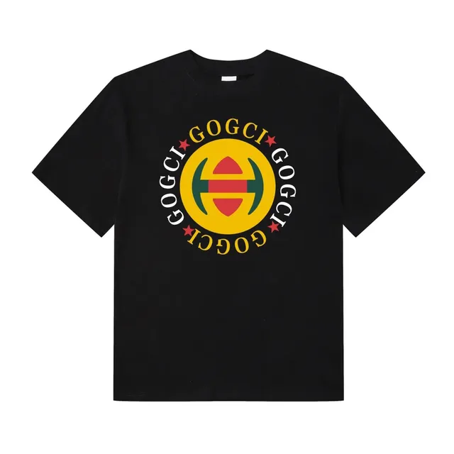 Gucci Graphic T-Shirt GG Circle Logo