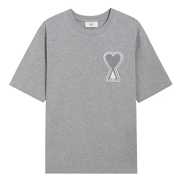 AMI Paris Logo T-Shirt Heart Logo