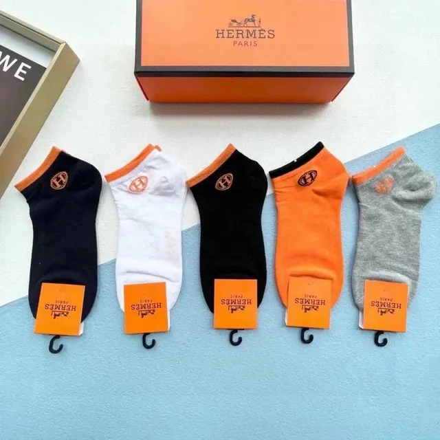 Hermès Logo Socks H Logo Ankle Socks