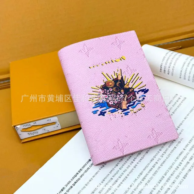 Louis Vuitton Passport Holder Monogram Empreinte with Floral Embroidery