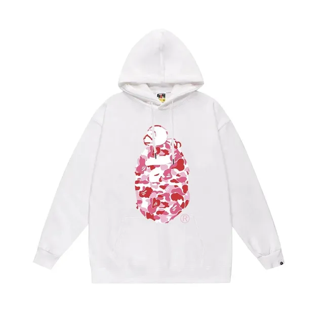 BAPE Shark Hoodie Pink Camo Ape Head