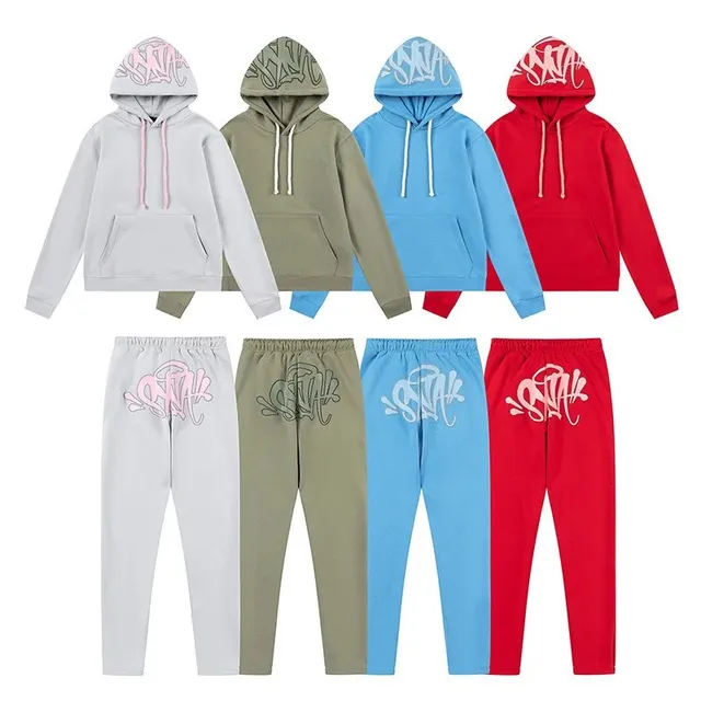 Syna World Hoodie and Jogger Set Graffiti Logo