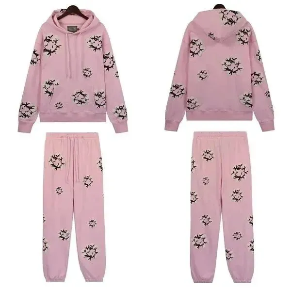 Fear of God Hoodie and Joggers Set Thorn Print