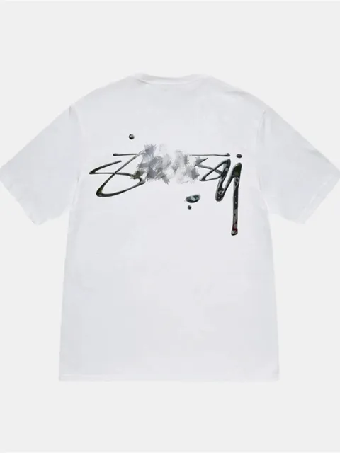 Stüssy Graphic Tee Paint Splatter Logo