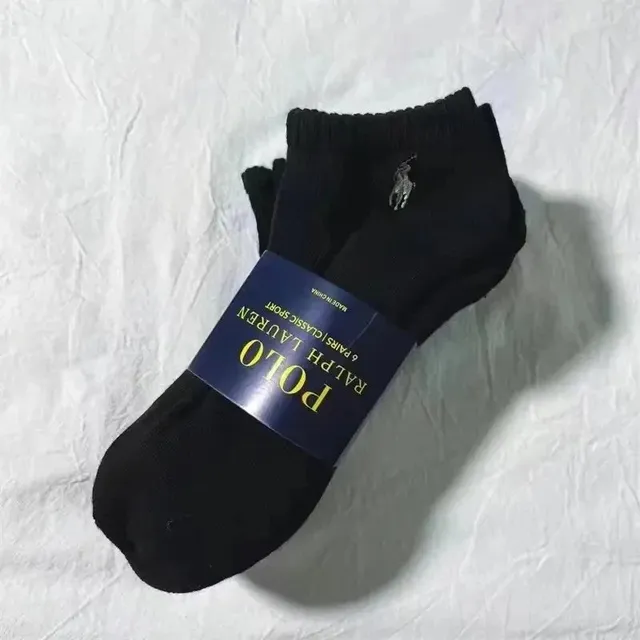 黑色短筒(6双)