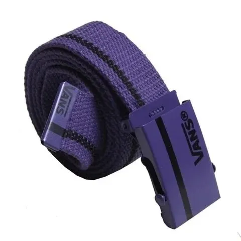 Vans Web Belt Purple with Black Stripe