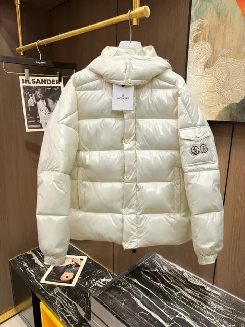 Moncler Down Jacket Shiny Nylon