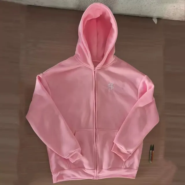 粉色卫衣