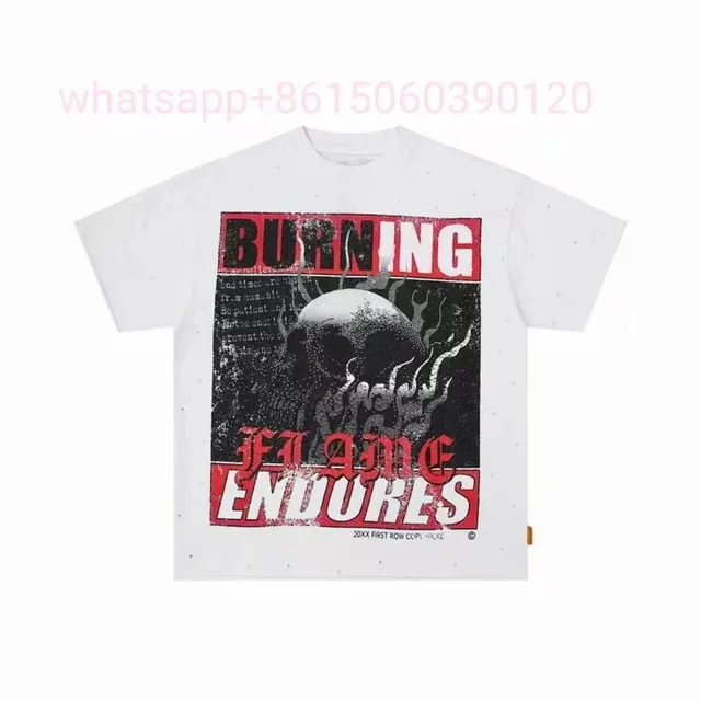 First Row Graphic Tee Burning Flame Endures