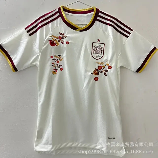 Adidas Spain Away Jersey Floral Embroidery