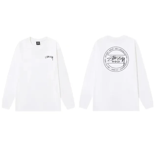 Stüssy Long Sleeve Tee Circle Logo