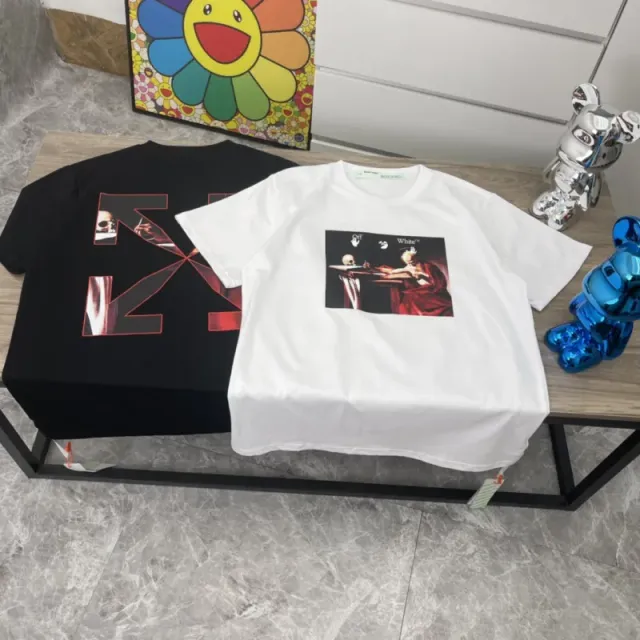 Off-White Graphic Tee The Last Supper Print