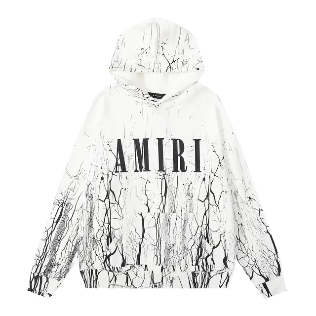 Amiri Hoodie Cracked Print