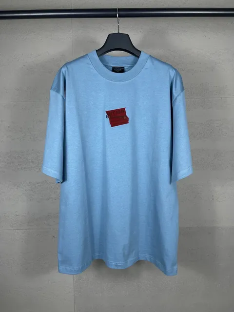 Balenciaga T-Shirt Parcel Tag Print