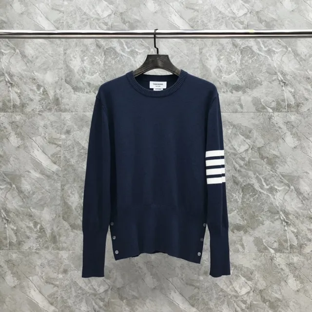 Thom Browne Crewneck Sweater Four-Bar Stripe