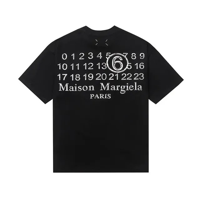 Maison Margiela Numbered Tee White Print