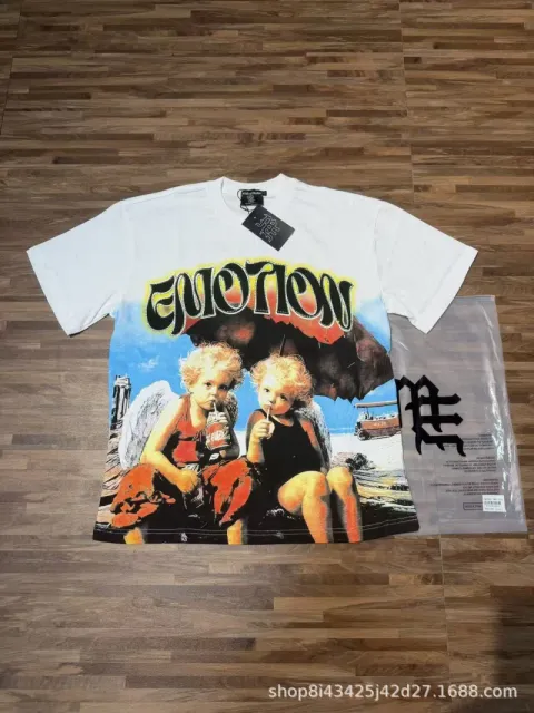Mixed Emotion Graphic Tee Angels Print