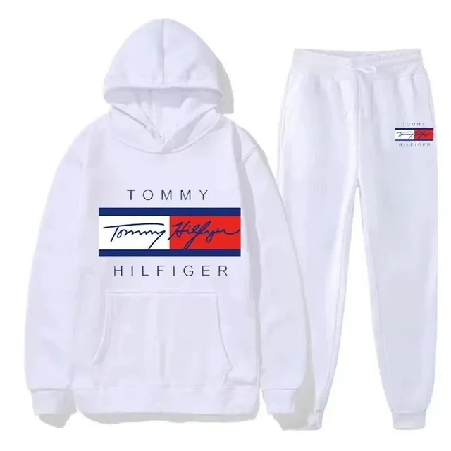 Tommy Hilfiger Hoodie and Joggers Set Signature Logo