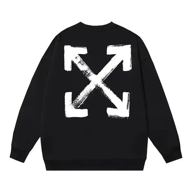Off-White Crewneck Sweatshirt Diagonal Arrows