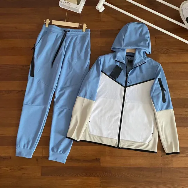 Nike Tech Fleece Hoodie and Joggers Color-Block