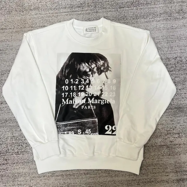 Maison Margiela Crewneck Sweatshirt Archive Manuscript Print