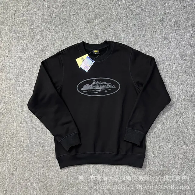 恶魔岛黑色圆领卫衣(印灰图)