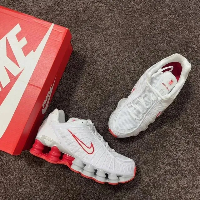 Nike Shox R4 White Red