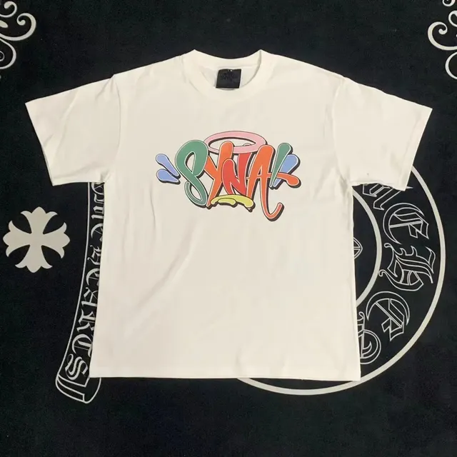 Chrome Hearts Graphic T-Shirt SYNAC Graffiti Print