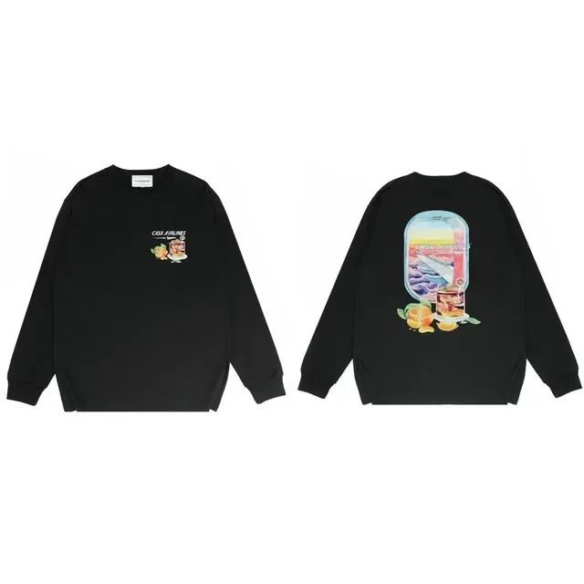 Casablanca Long-Sleeve Tee Casa Airlines Graphic