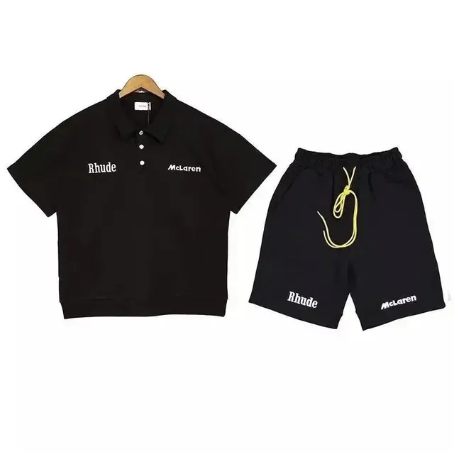 Rhude Polo and Shorts Set McLaren Collaboration