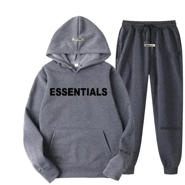 Fear of God Essentials Hoodie and Joggers Set Essentials Logo
