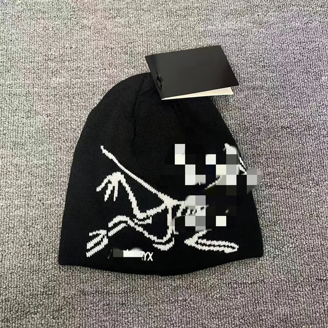 Rick Owens Knit Beanie Skeleton Graphic