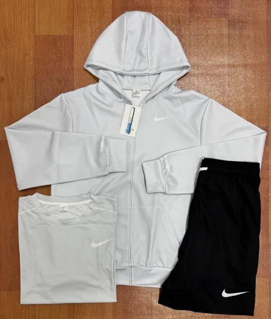 Nike Tech Fleece Hoodie Set White/Black