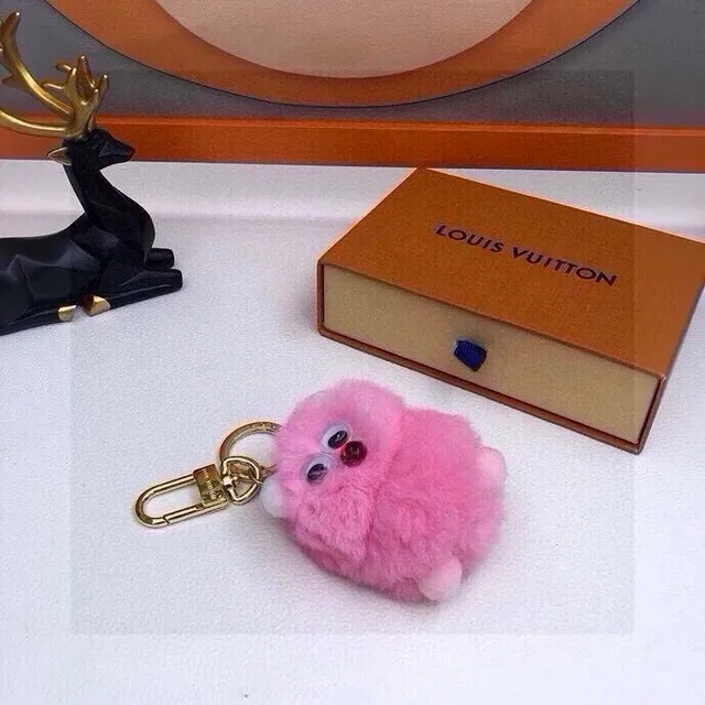 Louis Vuitton Furry Keychain Owl