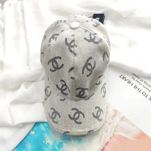 Chanel Baseball Cap CC Logo Print