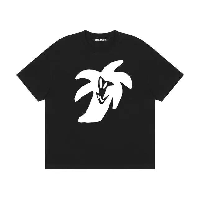 Palm Angels Palm Tree Tee Ghost Palm Print