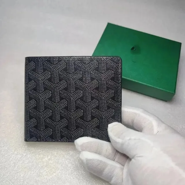 Goyard Bifold Wallet Goyardine Canvas