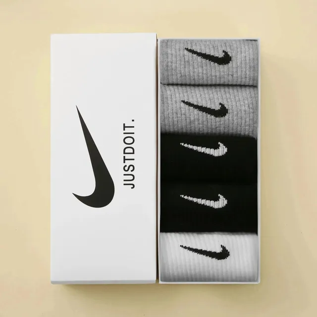 5 pairs【2black+1white+2grey】
