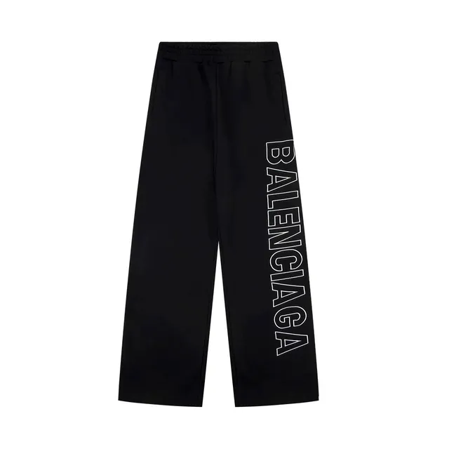 Balenciaga Logo Track Pants Vertical Logo