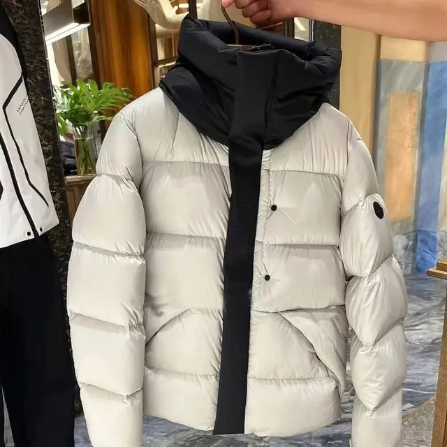 Moncler Puffer Jacket Two-Tone Hooded