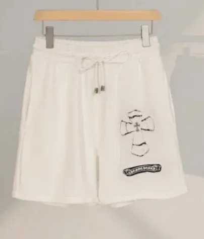 Chrome Hearts Embroidered Shorts Cross Logo